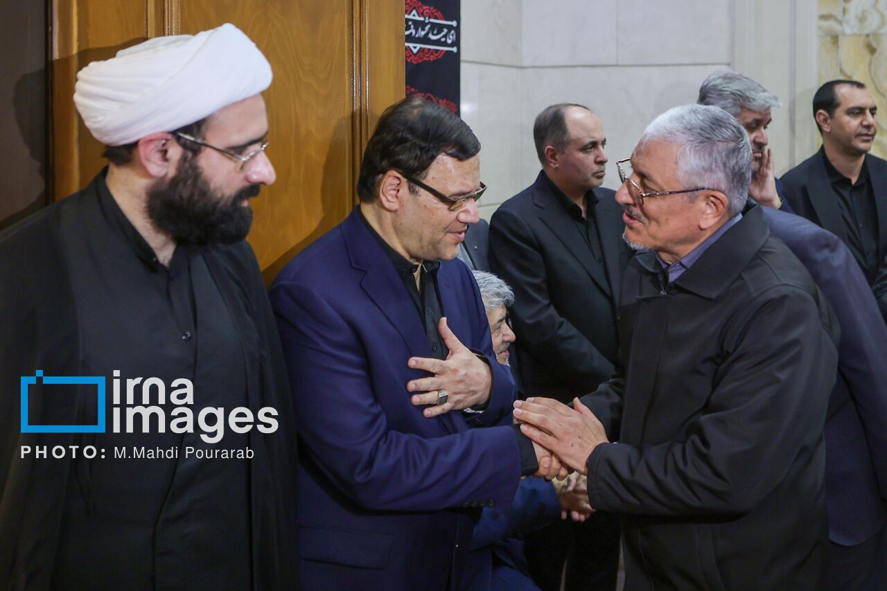 مراسم یادبود شهید علی لاریجانی برگزار شد