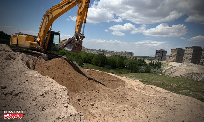 آغاز آماده‌سازی زمین‌های ۵۵ هکتاری فاز ۱ خاوران