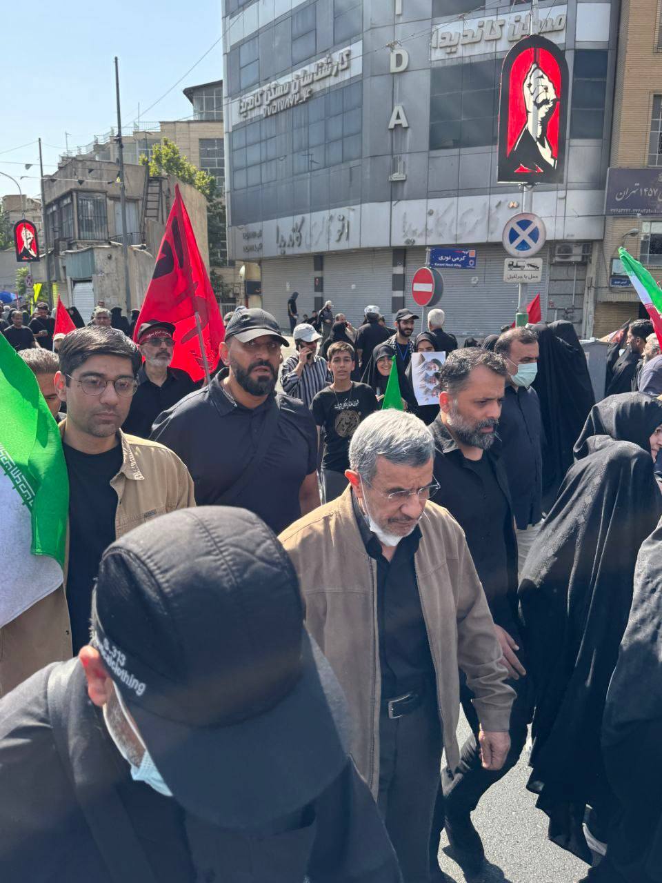 اولین حضور عمومی محمود احمدی نژاد بعد از ادعای ترور