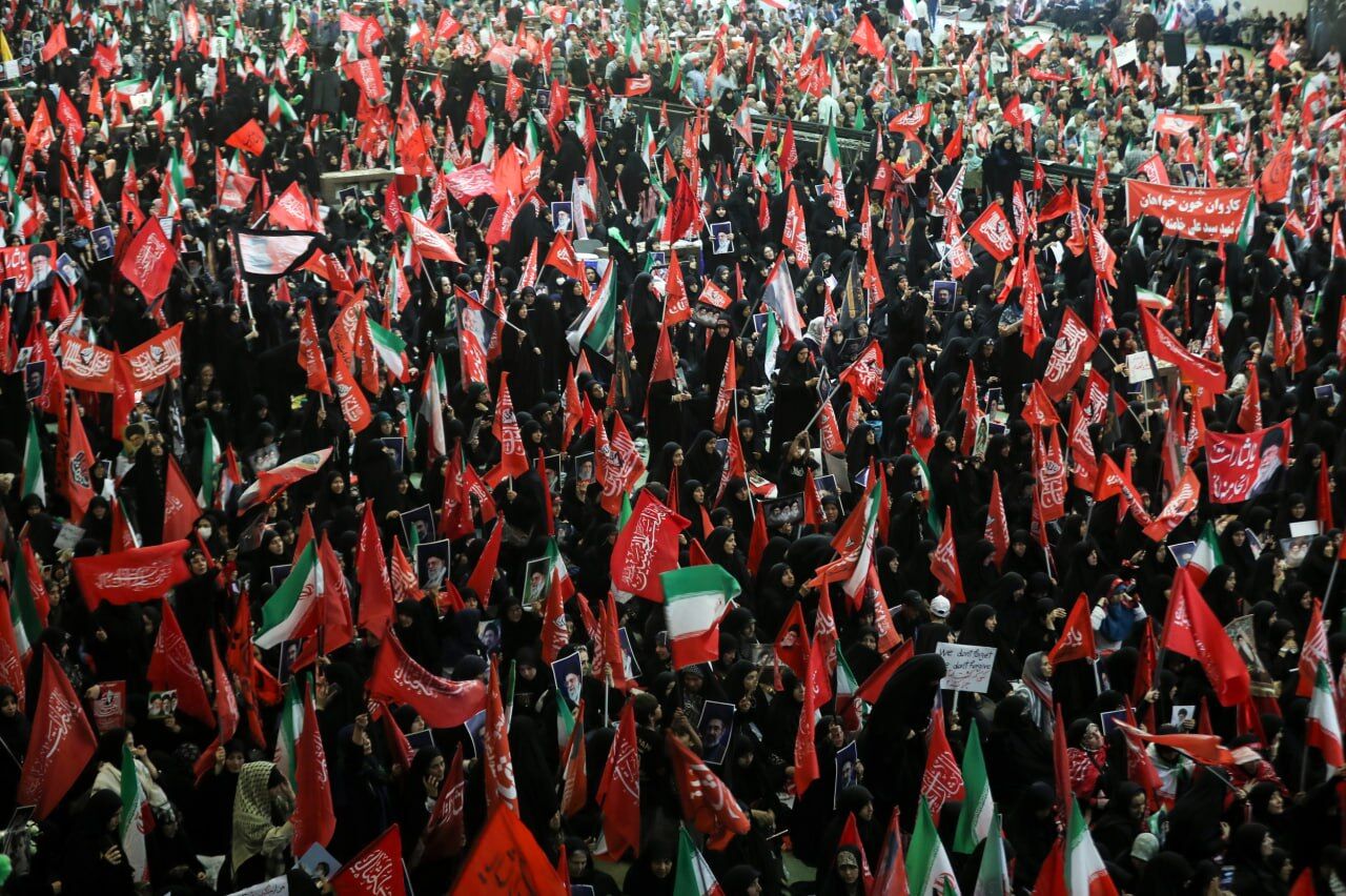 آیین بزرگداشت چهلم «آقای شهید ایران» در مصلی تهران